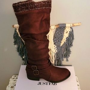 Justfab size 7 "Pilar" tall boots